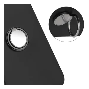 Silicone Case Matte Ring Kickstand for Samsung Galaxy S26 Ultra, Black 4