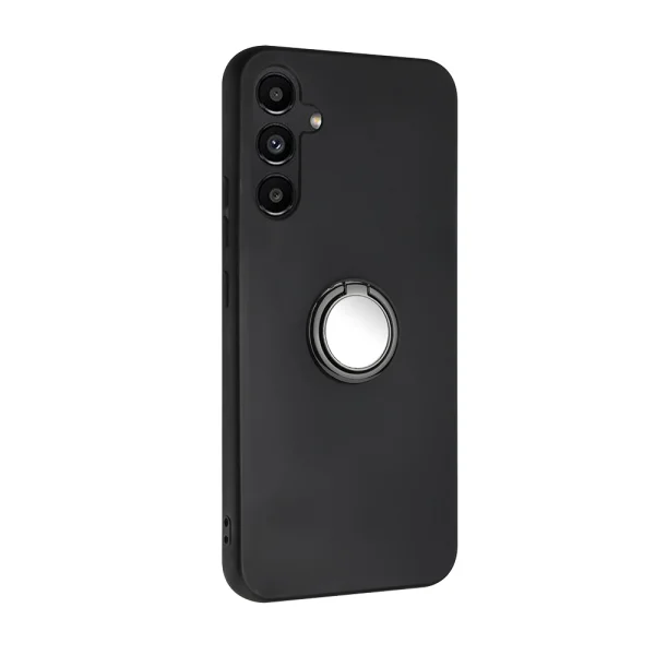 Silicone case Matte Ring Kickstand for Samsung Galaxy S26 Plus, Black 2