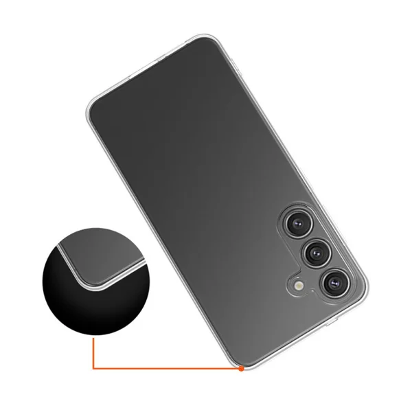 Ultra Slim Silicone Case for Samsung Galaxy S26, Transparent 4