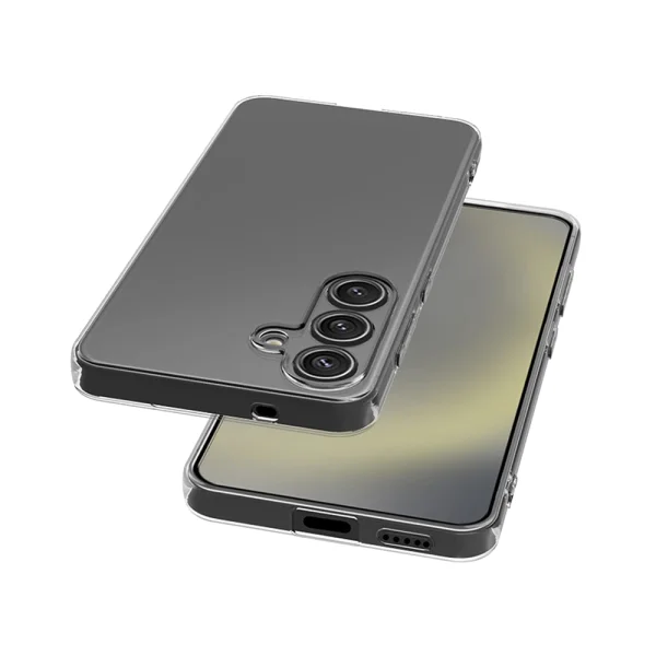 Silicone Case Ultra Slim for Samsung Galaxy S26 Plus, Transparent 3