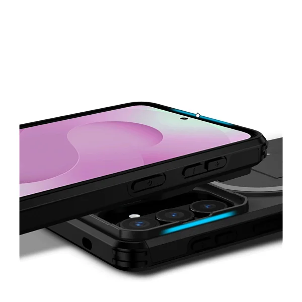 Калъф Magnetic Metal Kickstand Camera Slider за Samsung Galaxy S26 / S26 Pro, черен 2