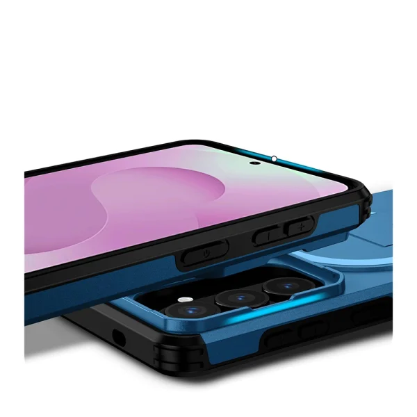 Калъф Magnetic Metal Kickstand Camera Slider за Samsung Galaxy S26 / S26 Pro, син 2