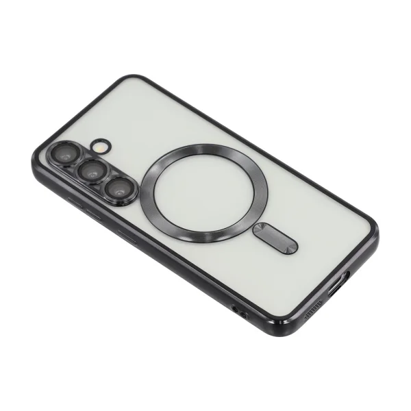 Luxury MagSF Silicone Case for Samsung Galaxy S26, Black 4