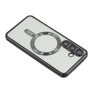 Luxury MagSF Silicone Case for Samsung Galaxy S26, Black 5