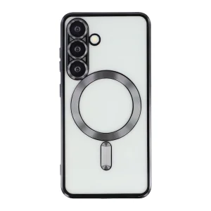 Luxury MagSF Silicone Case for Samsung Galaxy S26, Black 3