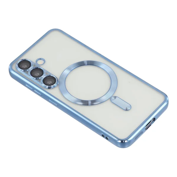 Silicone Case Luxury MagSF for Samsung Galaxy S26, Light Blue 4