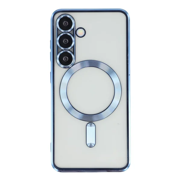 Silicone Case Luxury MagSF for Samsung Galaxy S26, Light Blue 3