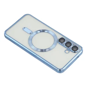 Silicone Case Luxury MagSF for Samsung Galaxy S26, Light Blue 5