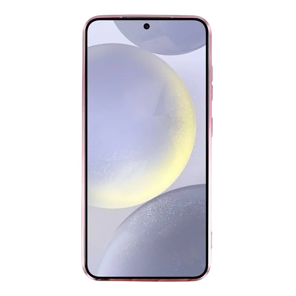 Luxury MagSF Silicone Case for Samsung Galaxy S26, Pink 2