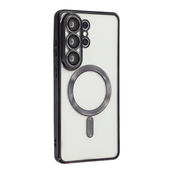 Luxury MagSF Silicone Case for Samsung Galaxy S26 Ultra, Black 1