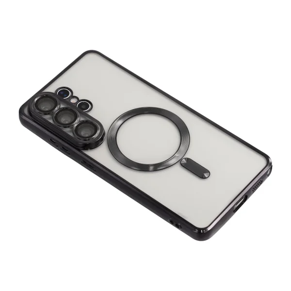 Luxury MagSF Silicone Case for Samsung Galaxy S26 Ultra, Black 4