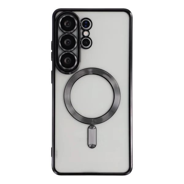 Luxury MagSF Silicone Case for Samsung Galaxy S26 Ultra, Black 3