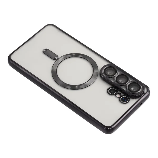 Luxury MagSF Silicone Case for Samsung Galaxy S26 Ultra, Black 5