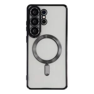 Luxury MagSF Silicone Case for Samsung Galaxy S26 Ultra, Black 3