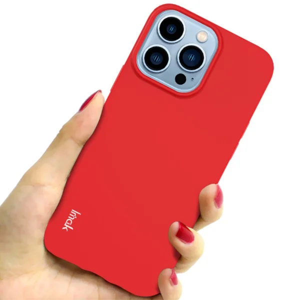 IMAK UC-2 Silicone Case for iPhone 13 Pro Max, Red 3