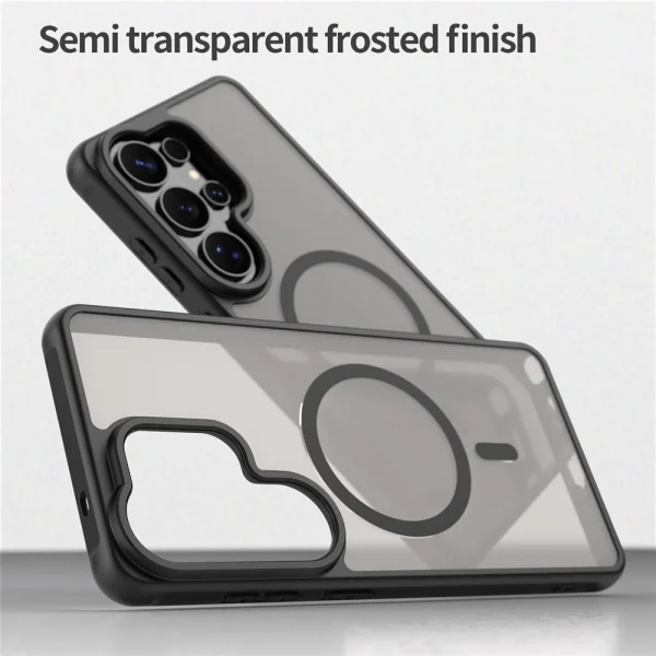 Magnetic Anti-Drop Shockproof Case for Samsung Galaxy S26 Ultra, Black 4