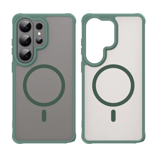 Shockproof case Magnetic Anti-Drop for Samsung Galaxy S26 Ultra, Green 2
