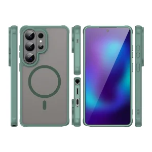 Shockproof case Magnetic Anti-Drop for Samsung Galaxy S26 Ultra, Green 3