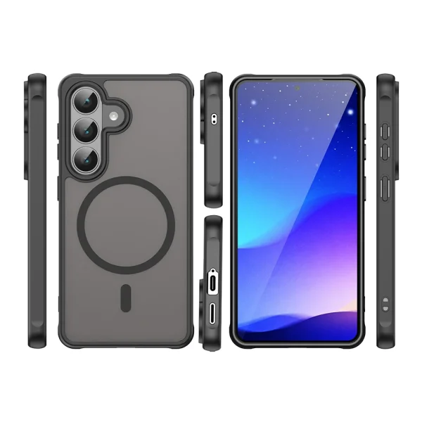 Удароустойчив калъф Magnetic Anti-Drop за Samsung Galaxy S26, Черен 3