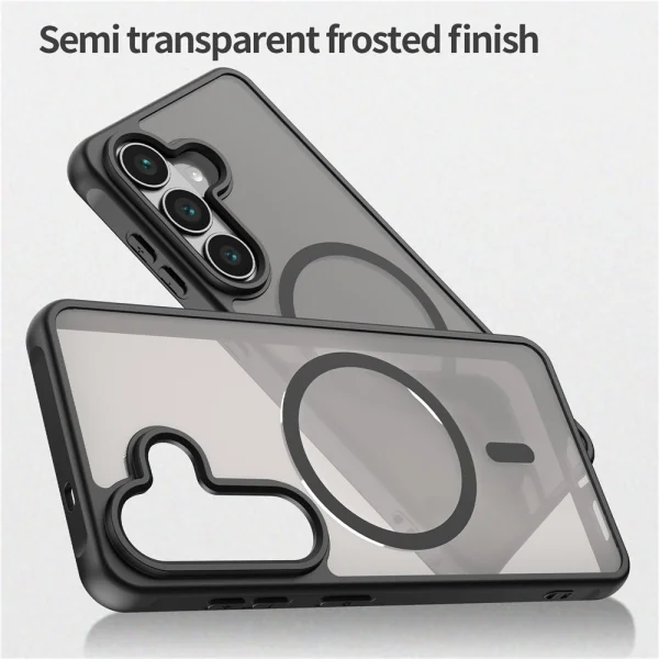 Удароустойчив калъф Magnetic Anti-Drop за Samsung Galaxy S26, Черен 4