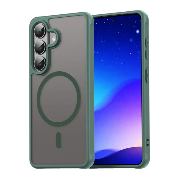 Shockproof case Magnetic Anti-Drop for Samsung Galaxy S26, Green 1