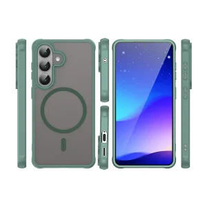 Shockproof case Magnetic Anti-Drop for Samsung Galaxy S26, Green 3
