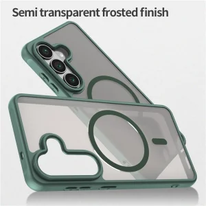 Shockproof case Magnetic Anti-Drop for Samsung Galaxy S26, Green 4