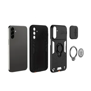 Shockproof Case CamShield Kickstand for Samsung Galaxy A57 5G, Black 3