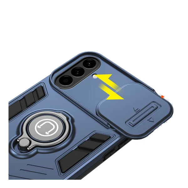 Shockproof Case CamShield Kickstand for Samsung Galaxy A57 5G, Blue 2