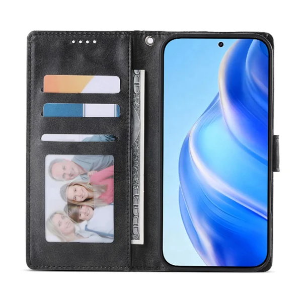 Wallet Stand Flip Case for Samsung Galaxy A57 5G, Black 2
