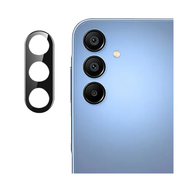 Стъклен Протектор за камера 5D за Samsung Galaxy A57 5G, Черен 1