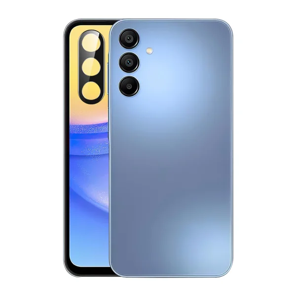 Стъклен Протектор за камера 5D за Samsung Galaxy A57 5G, Черен 2