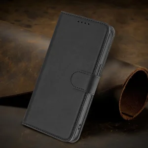 Калъф Тефтер Solid Color Cover with Wallet за Honor Magic8 Lite 5G / X9d 5G / X70 5G, Черен 3