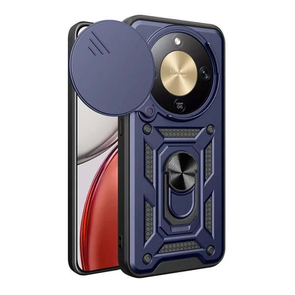 Удароустойчив калъф AMORUS CamShield Series за Honor Magic8 Lite 5G / X9d 5G / X70 5G, Син 1