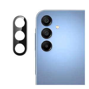 Стъклен Протектор за камера 5D за Samsung Galaxy A37 5G, Черен