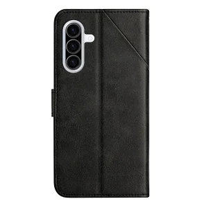 Калъф Тефтер Line Pattern Wallet за Samsung Galaxy A37 5G, Черен 5