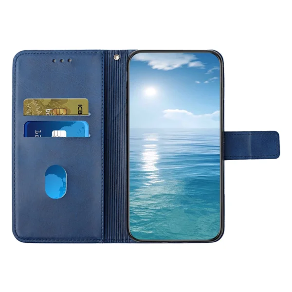 Калъф Тефтер Line Pattern Wallet за Samsung Galaxy A37 5G, Син 3