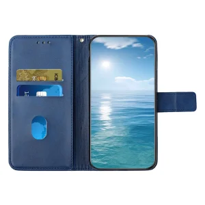 Калъф Тефтер Line Pattern Wallet за Samsung Galaxy A37 5G, Син 3
