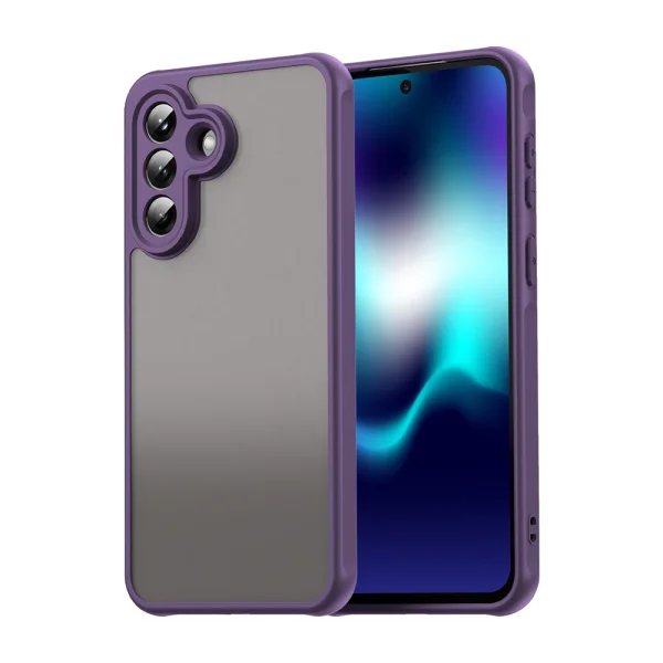 Shockproof PC+TPU Case for Samsung Galaxy A37 5G, Purple 1