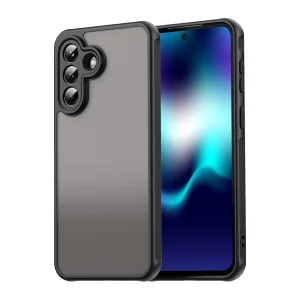 Удароустойчив калъф PC+TPU Shockproof за Samsung Galaxy A37 5G, Черен