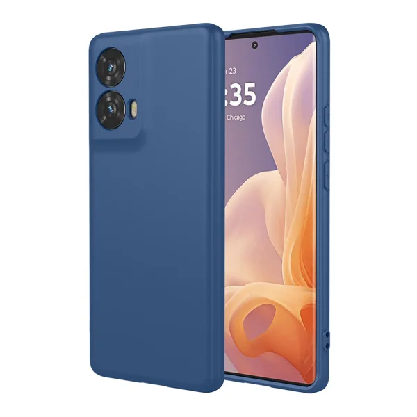 Силиконов калъф Silicone Lite за Motorola Edge 50 Fusion 5G, Син 1