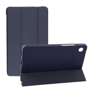 Tri-fold Stand Flip Case for Samsung Galaxy Tab A11 Plus, Dark Blue
