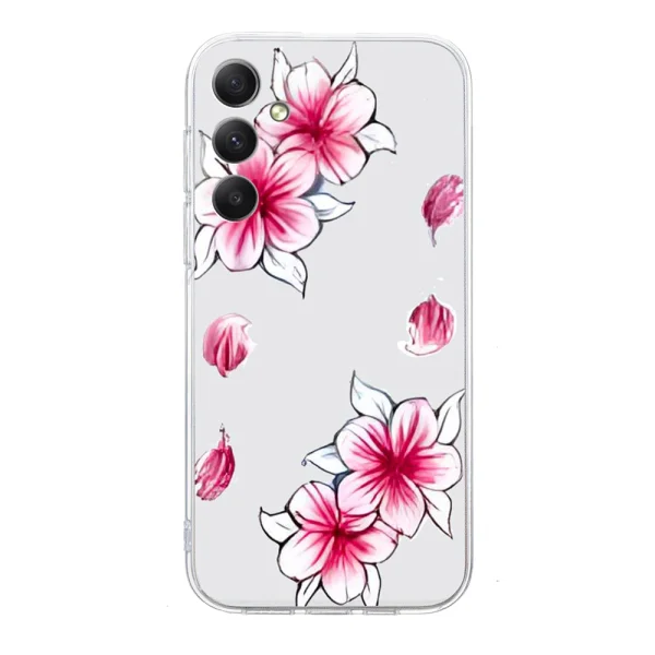 Силиконов калъф TPU Pattern Printing за Samsung Galaxy A17 5G / A17 4G / A26 5G, Цветя 2