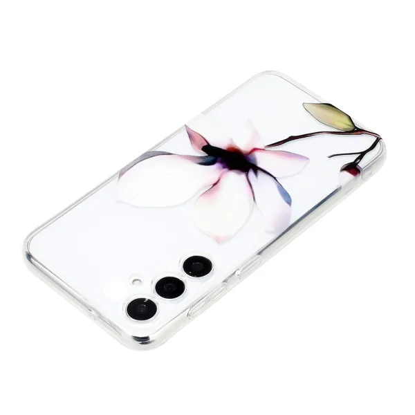Силиконов калъф TPU Pattern Printing за Samsung Galaxy A17 5G / A17 4G, Бели цветя 4
