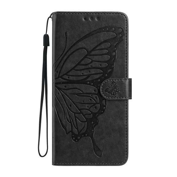 Калъф Тефтер Butterfly за Samsung Galaxy A17 5G / A17 4G / A26 5G, Черен 4