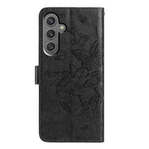 Калъф Тефтер Butterfly за Samsung Galaxy A17 5G / A17 4G / A26 5G, Черен 5