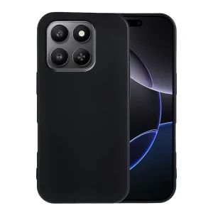 Силиконов калъф Matte Anti-fingerprint за Honor 400 Smart 5G / 4G / X7d 4G, Черен