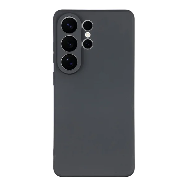 Силиконов калъф Matte Anti-fingerprint за Samsung Galaxy S26 Ultra, Черен 1