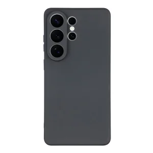 Силиконов калъф Matte Anti-fingerprint за Samsung Galaxy S26 Ultra, Черен