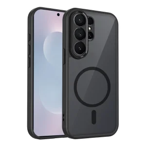 Удароустойчив калъф Matte PC + TPU Anti-Drop за Samsung Galaxy S26 Ultra, Черен